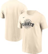 Nike Men's Nike Cream San Francisco Giants Camo Logo T-Shirt