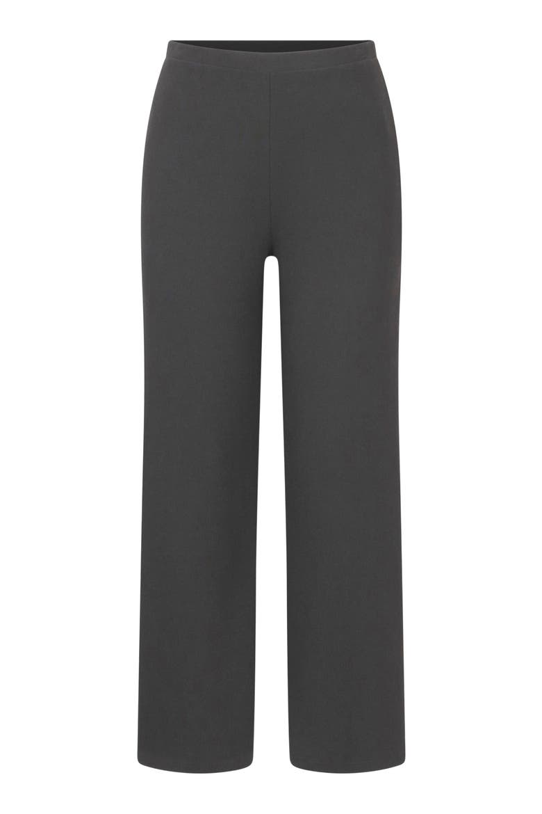 Serene Rib Relaxed Pant, Alternate, color, Black