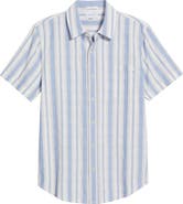 AG Aiden Stripe Short Sleeve Button-Up Shirt