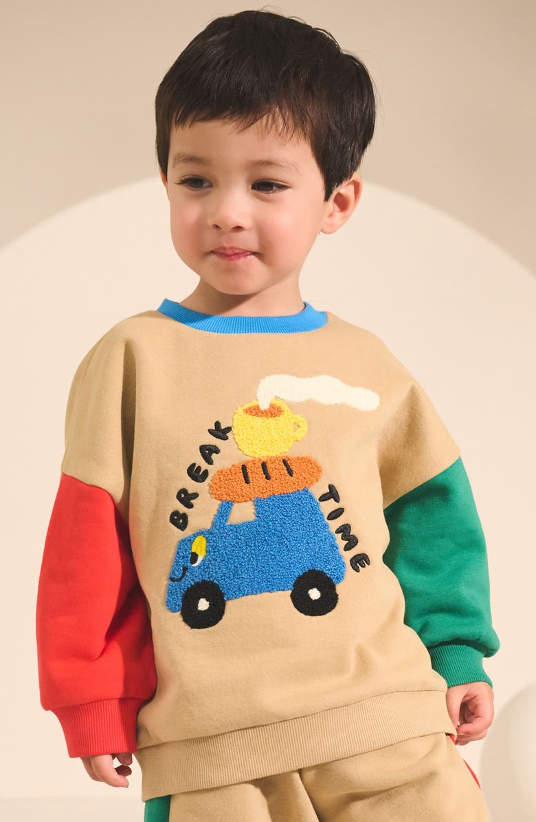 NEXT Kids' Break Time Sweatshirt & Joggers Set, Main, color, 