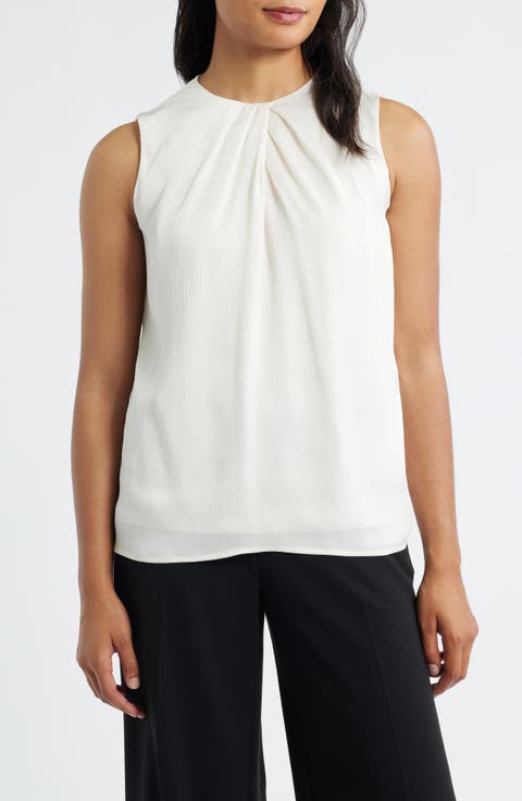 Pleat Neck Top