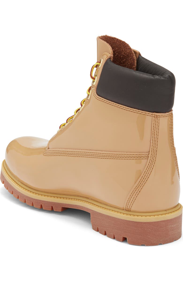 Timberland Premium 6-Inch Waterproof Patent Boot, Alternate, color, Medium Brown Patent Leather