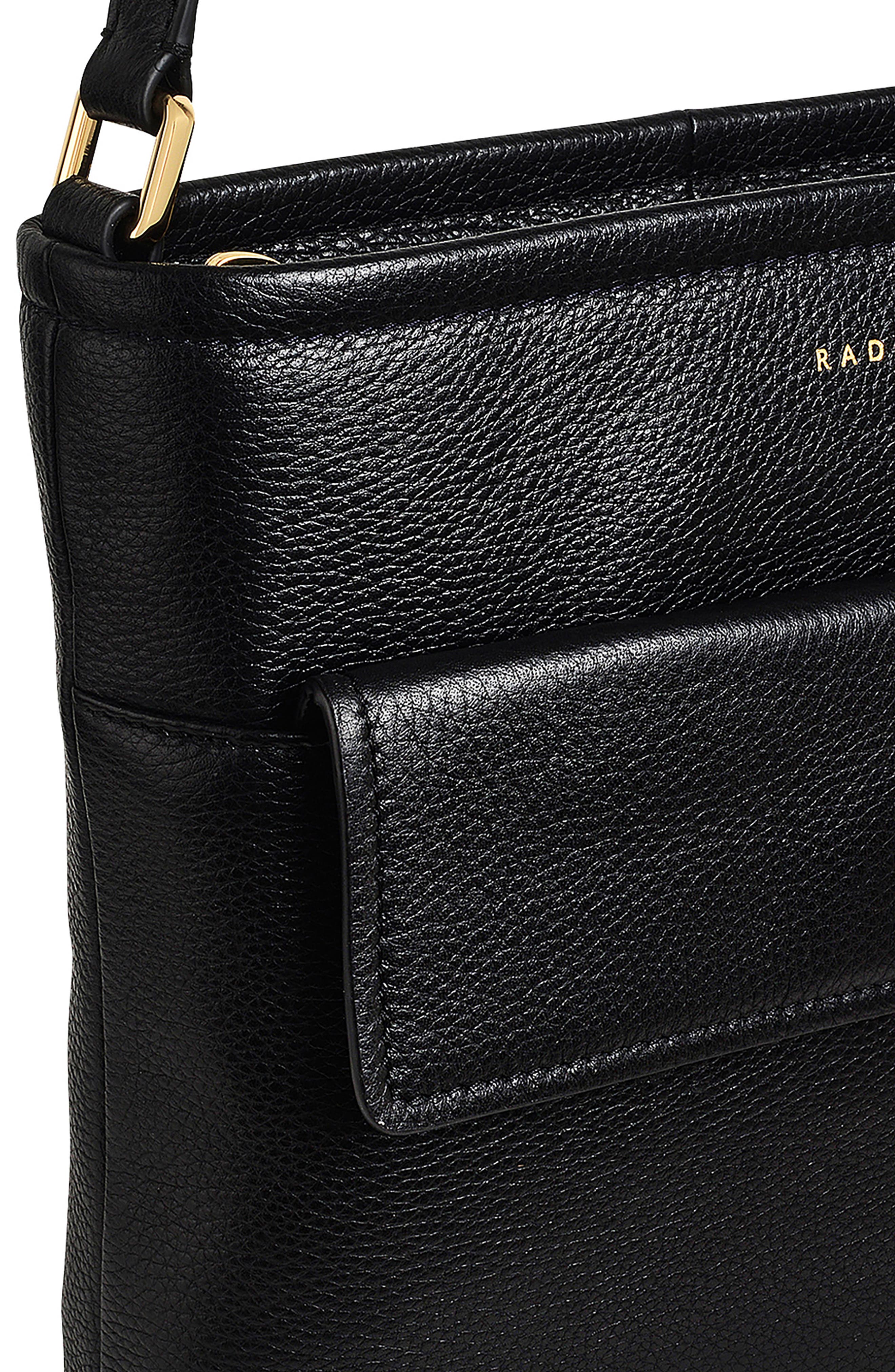 Radley Brompton Crescent Small Crossbody Bag, Alternate, color, Black