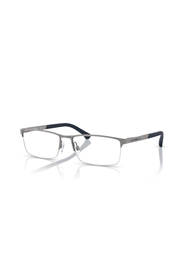 55mm Rectangle optical glasses, Main, color, Grey