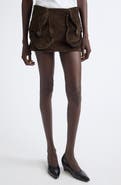 Vaquera Cotton Corduroy Miniskirt