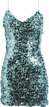 BP. V-Neck Sequin Minidress