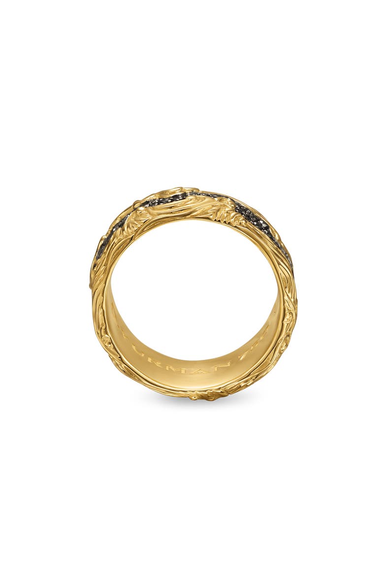 Waves Pavé Band Ring, Alternate, color, 18K GOLD