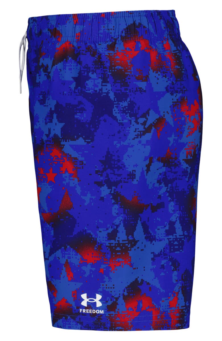 Under Armour Kids' Digi Camo Volley Swim Trunks, Alternate, color, Team Royal