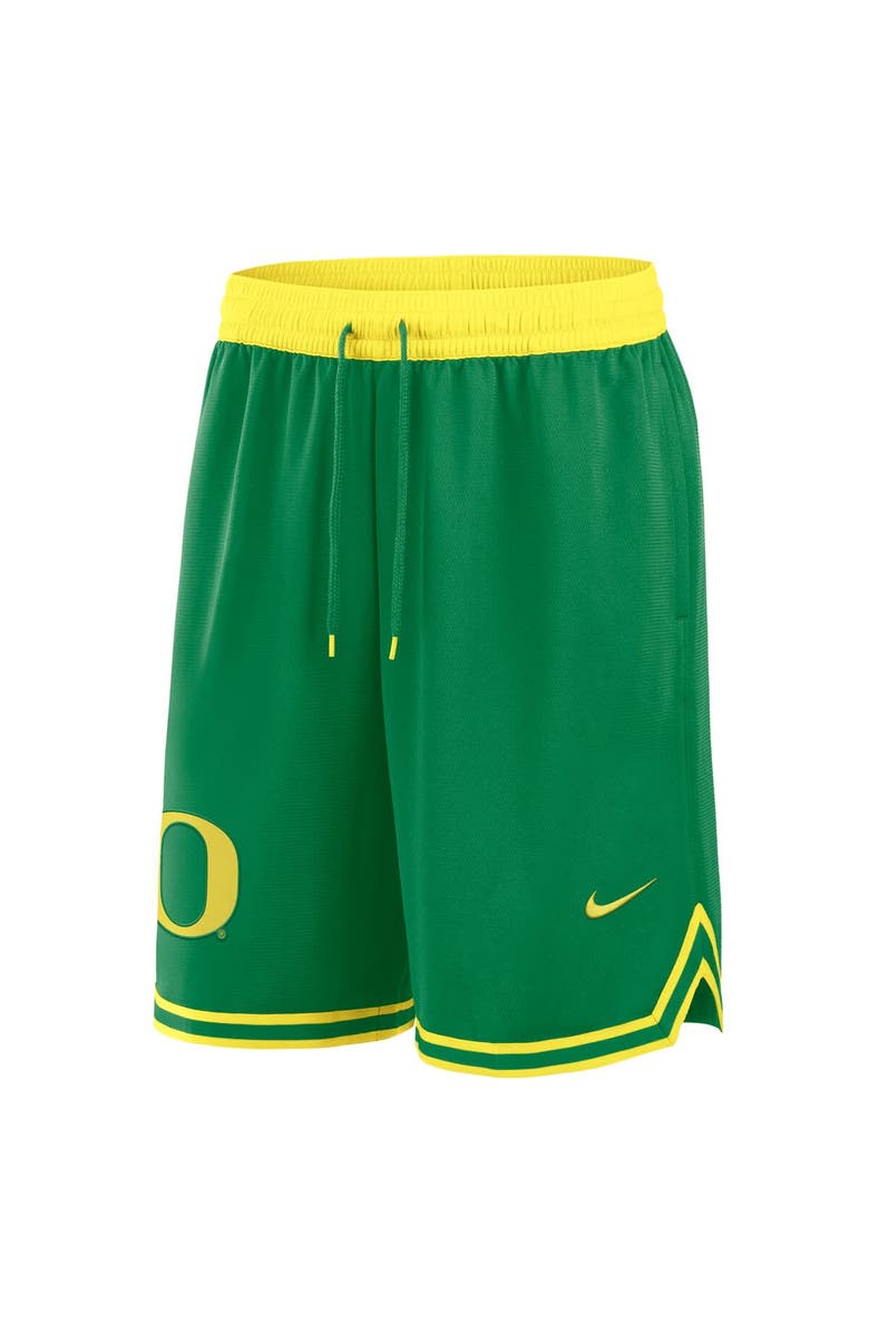 Nike Men's  Nike Green Oregon Ducks Performance Basketball Shorts, Alternate, color, 