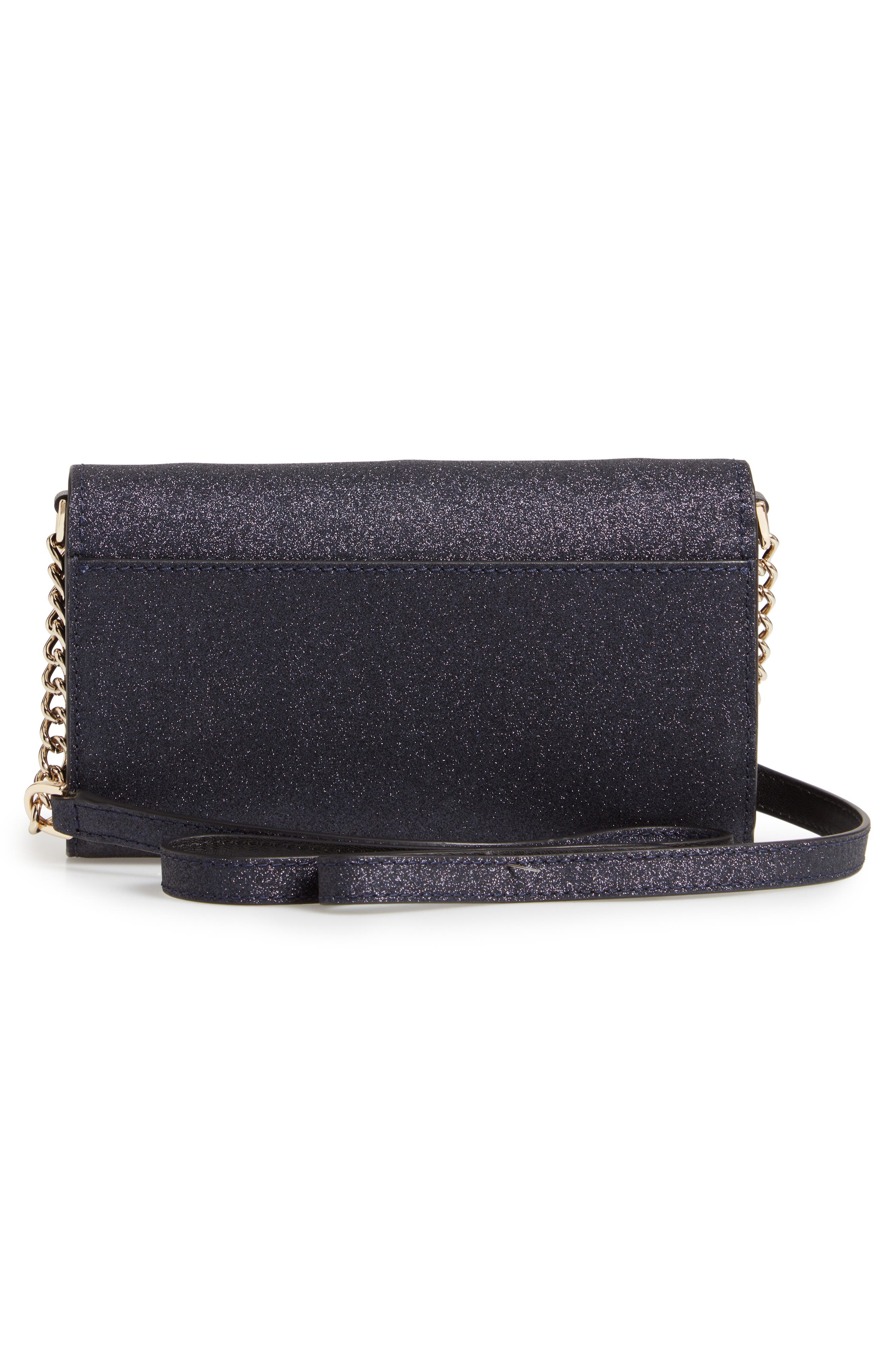 Kate Spade New York burgess court - glitter corin crossbody bag, Alternate, color, 