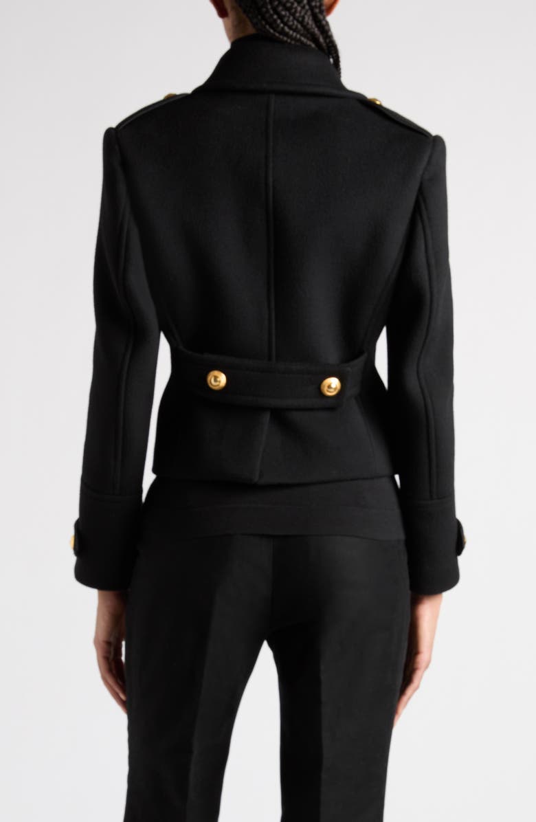 TOM FORD Virgin Wool Crop Peacoat, Alternate, color, 