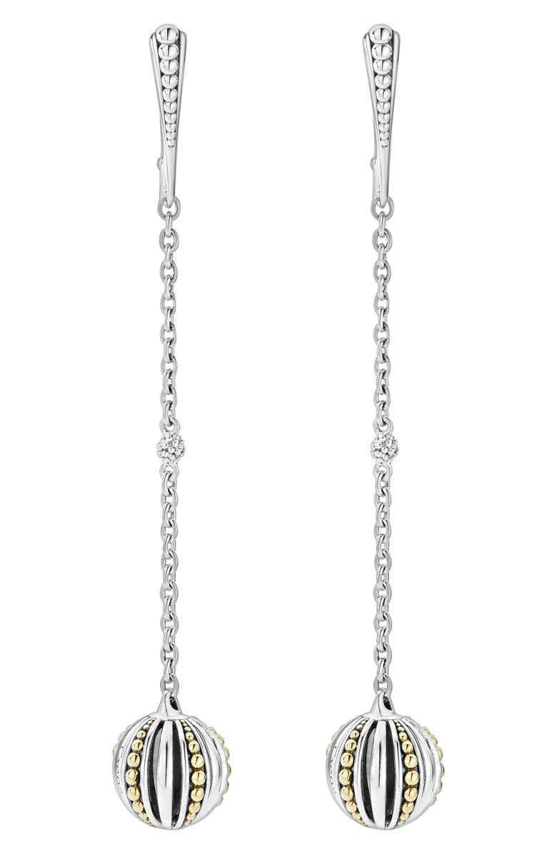 LAGOS Caviar Talisman Ball Drop Earrings, Alternate, color, 