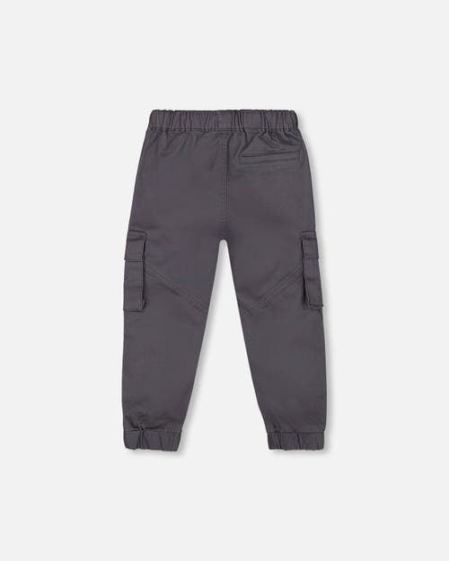 Deux Par Deux Twill Jogger Cargo Pants