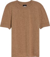 Akris Short Sleeve Cashmere Sweater