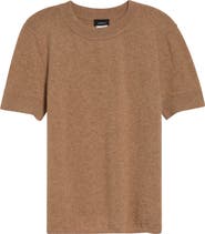 Akris Short Sleeve Cashmere Sweater