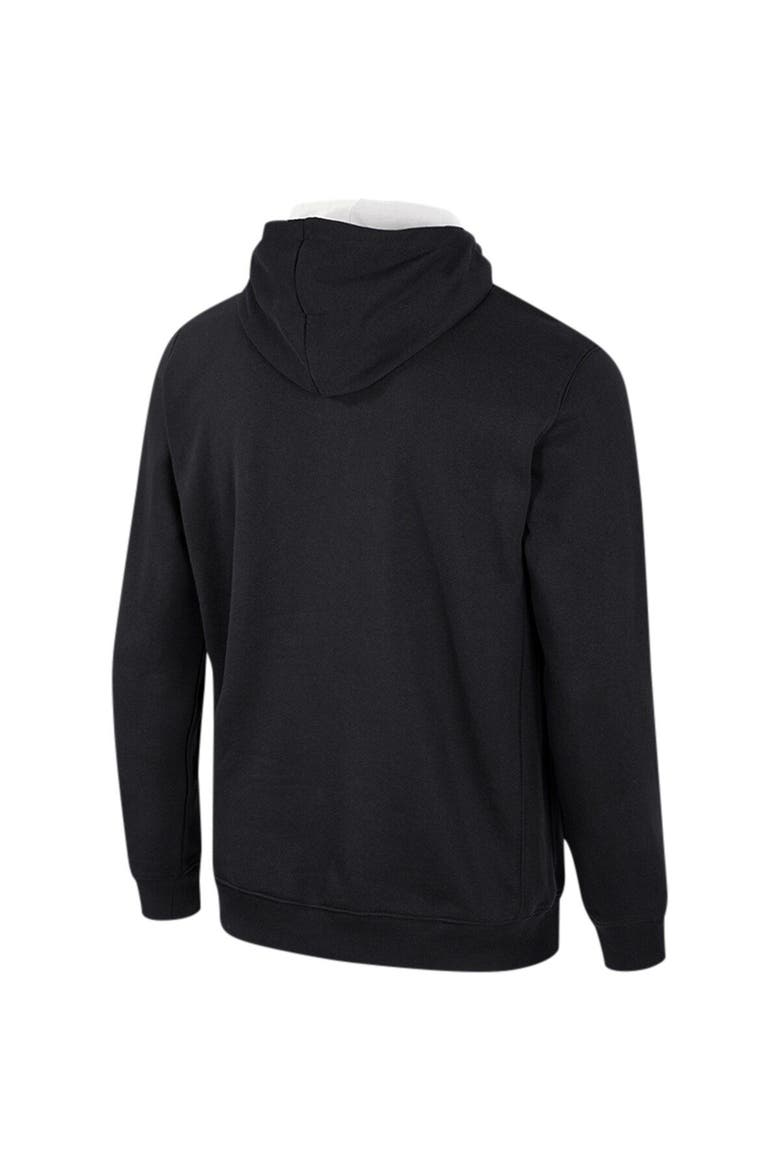 Men's Colosseum Black Providence Friars Team Half-Zip Pullover Hoodie, Alternate, color, Black