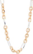 Leith Two-Tone Chain Link Necklace