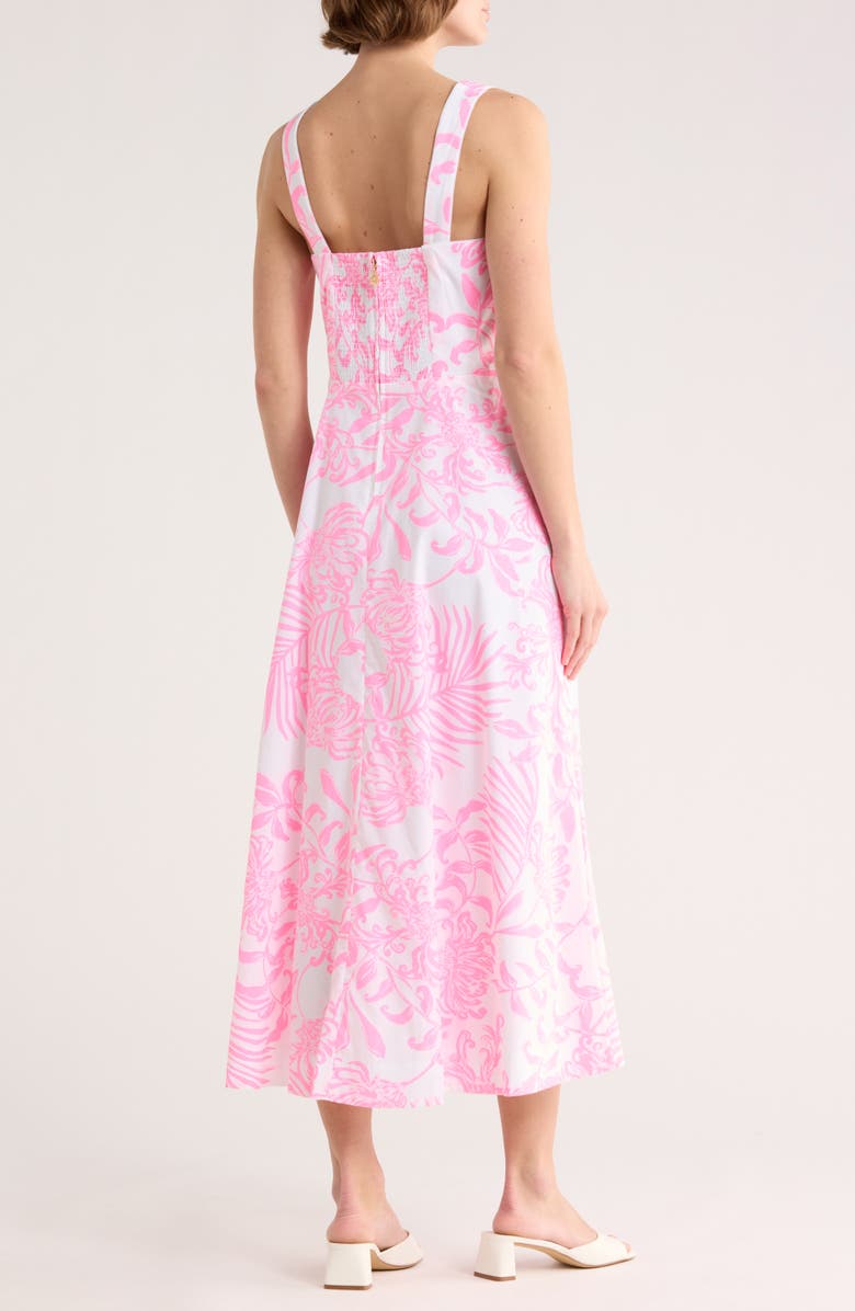 Lilly Pulitzer<sup>®</sup> Maella Midi Dress, Alternate, color, Rousseau Pink Glisten