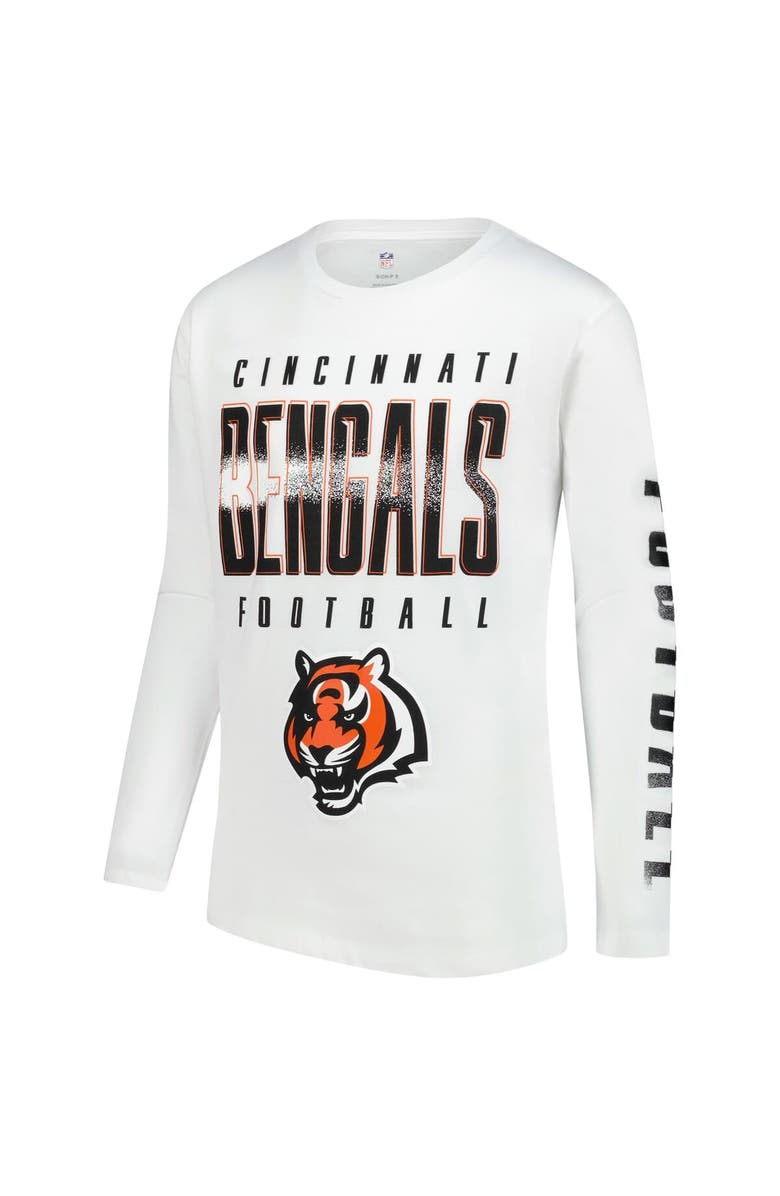 Outerstuff Youth Outerstuff Cincinnati Bengals The Mix Combo T-Shirt Set, Alternate, color, Black