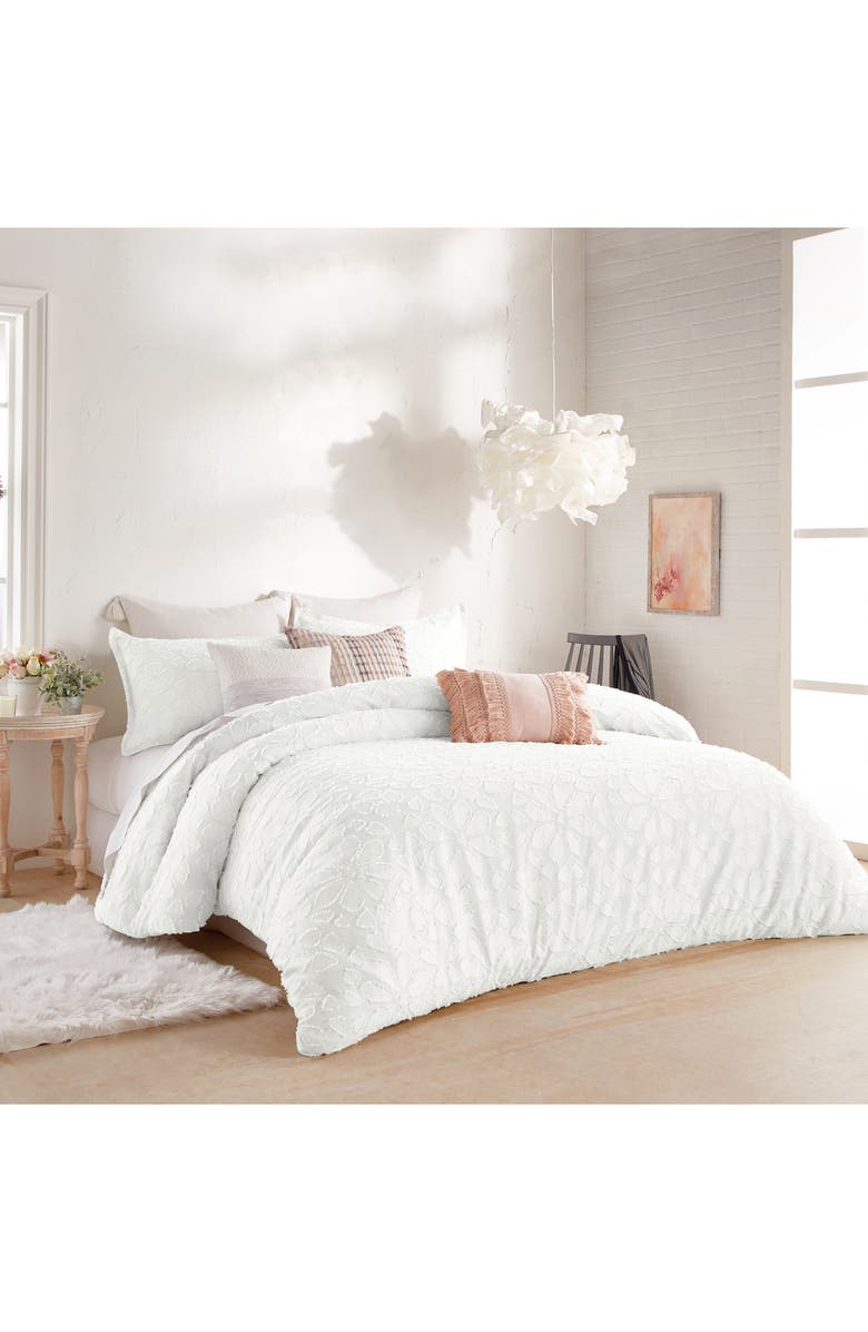 Peri Home Clipped Floral Comforter & Sham Set, Alternate, color,