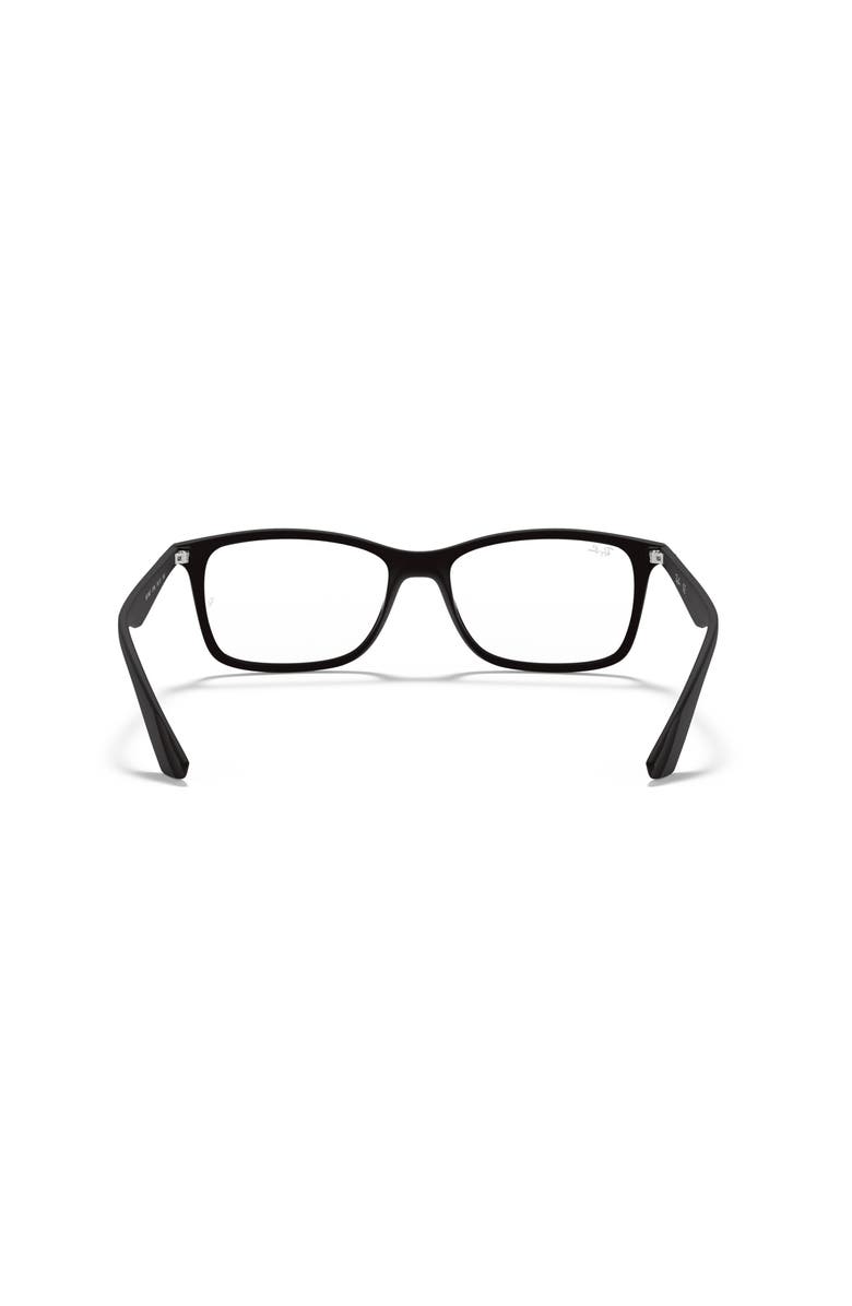 Ray-Ban 54mm Square optical glasses, Alternate, color, Black
