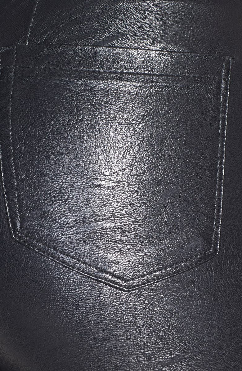 BLANKNYC Faux Leather Flared Pants, Alternate, color, 