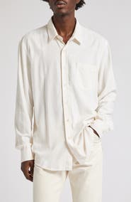 OUR LEGACY Classic Silk Button-Up Shirt