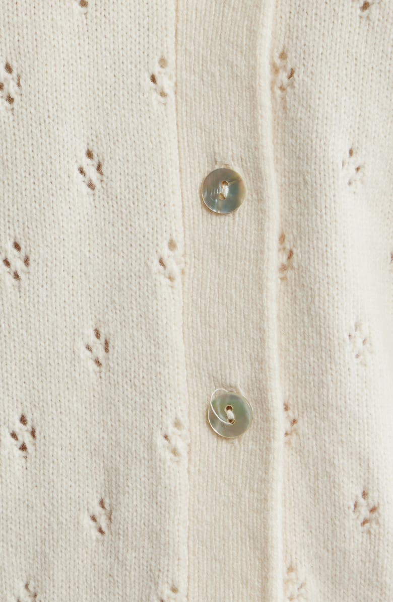 Rails Mindy Pointelle Cardigan, Alternate, color, Ivory