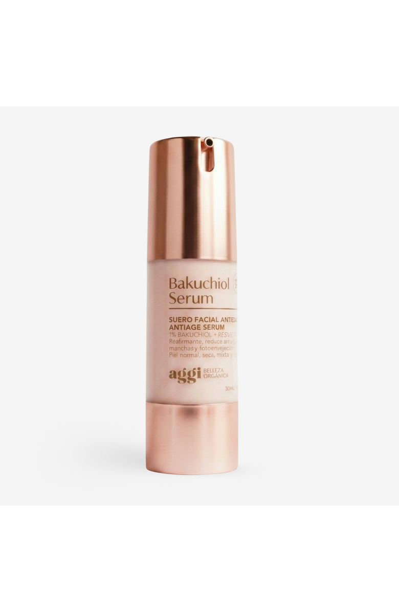Aggi Beauty Bakuchiol Age-Defying Firming Serum, Main, color, Pink