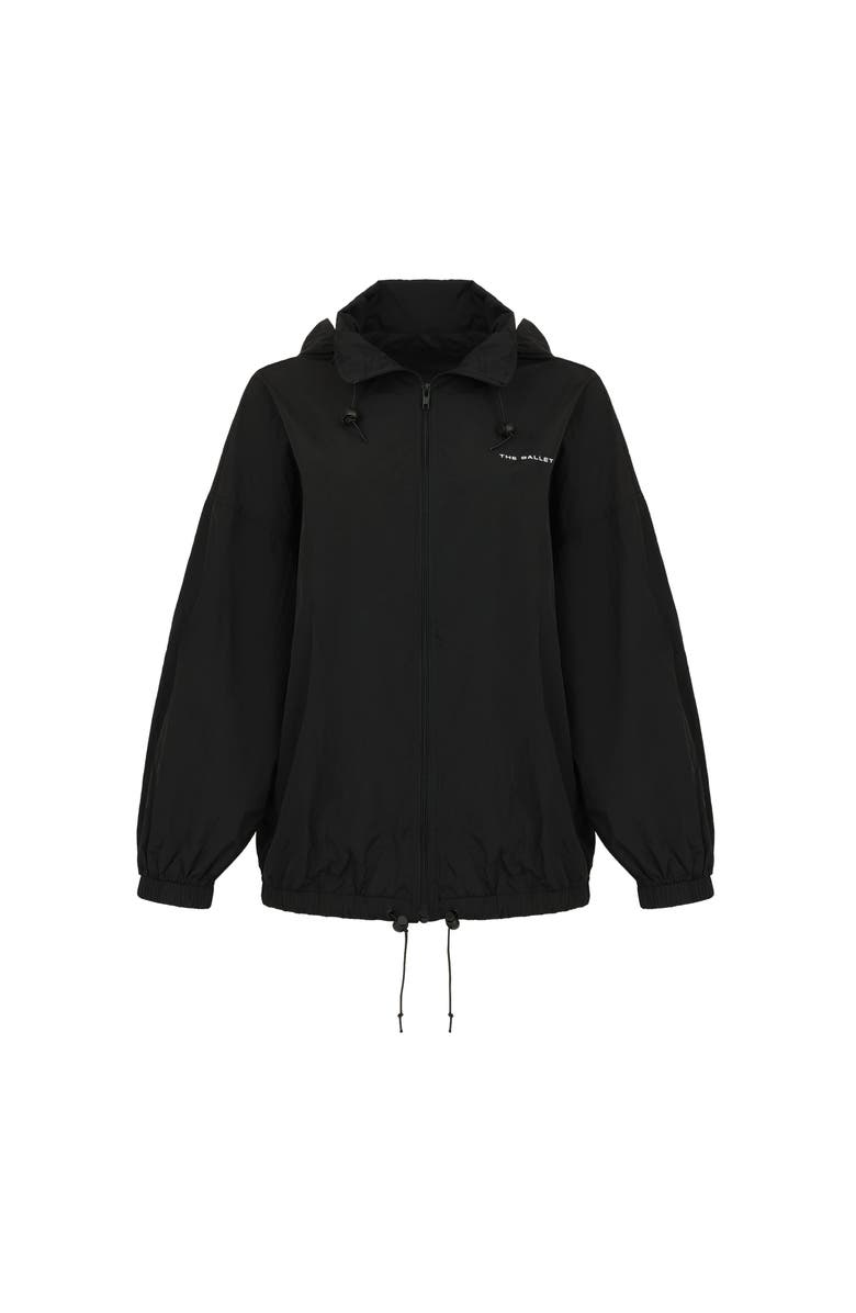 THE BALLET TB Classic Windbreaker, Main, color, Black