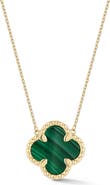 Ember Fine Jewelry <p>14k Gold Clover Pendant Necklace</p>
