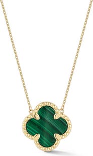 Ember Fine Jewelry <p>14k Gold Clover Pendant Necklace</p>