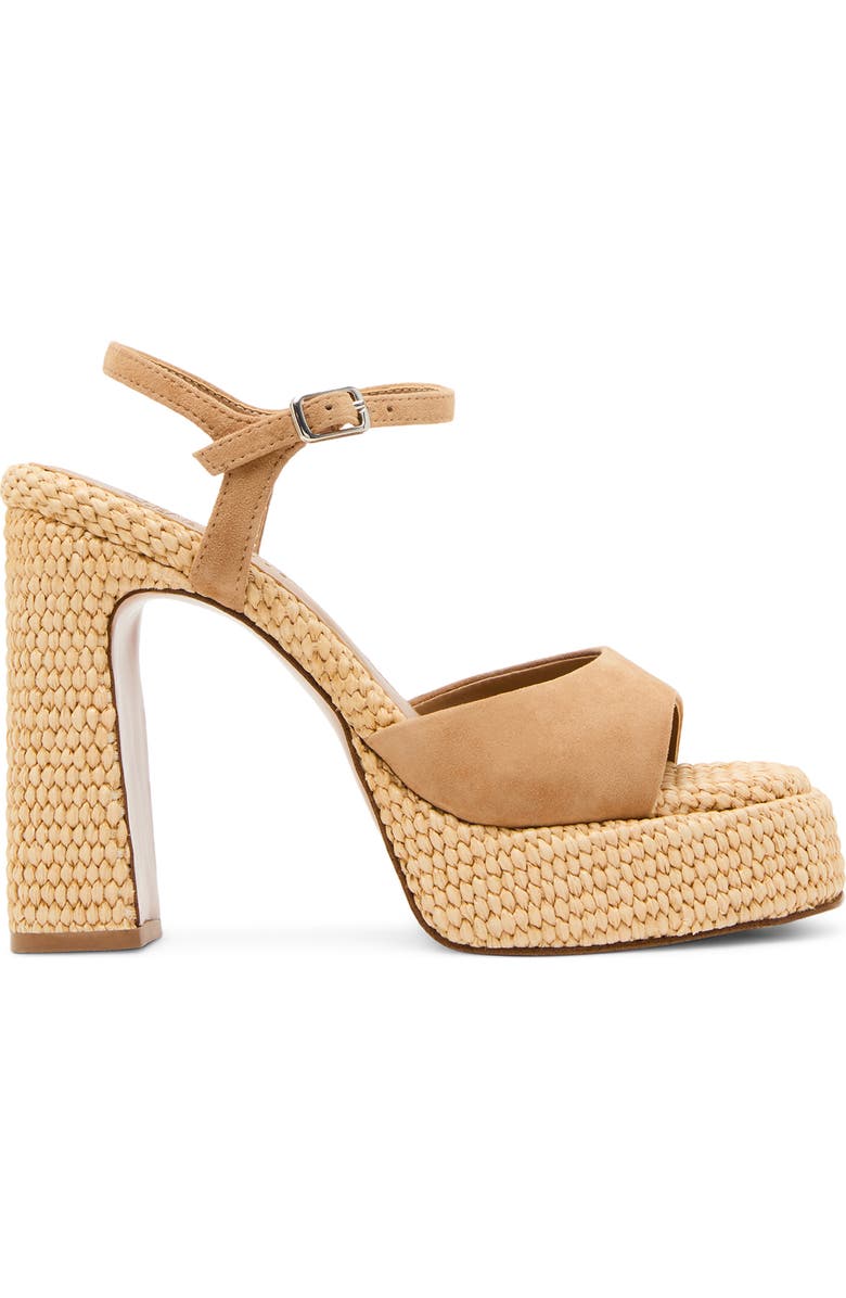 Steve Madden Liandra Platform Sandal, Alternate, color, Tan Suede