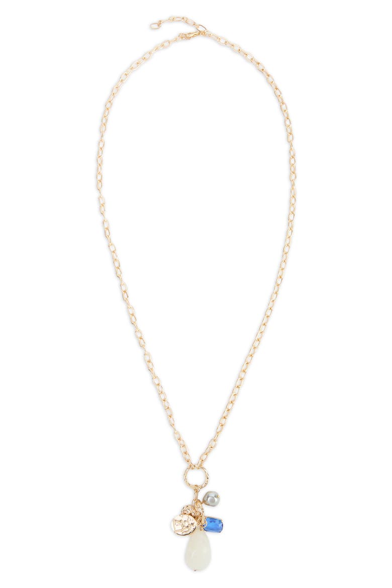 Charm Pendant Necklace, Alternate, color, GOLD MULTI