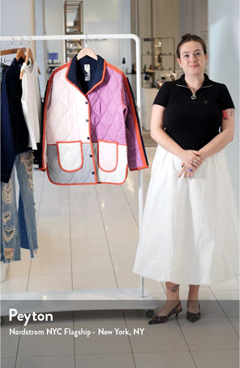 Mixed Up Quilted Reversible Coat, sales video thumbnail