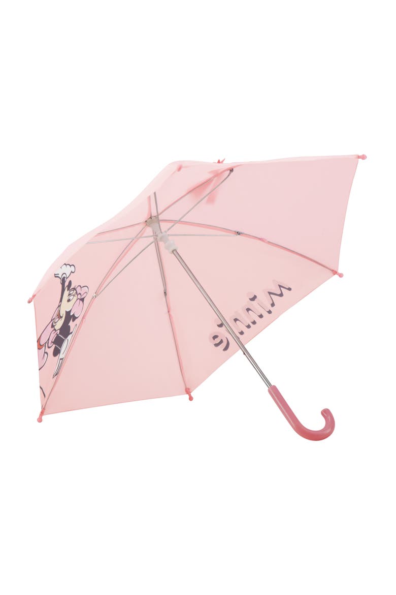 Minnie Mouse Pink Kids' Umbrella, Alternate, color, PINK