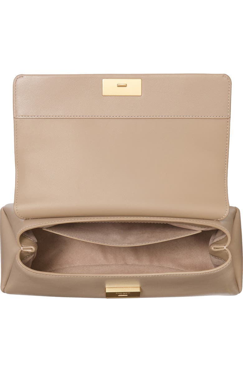 Kate Spade New York grace smooth leather convertible shoulder bag, Alternate, color, Timeless Taupe