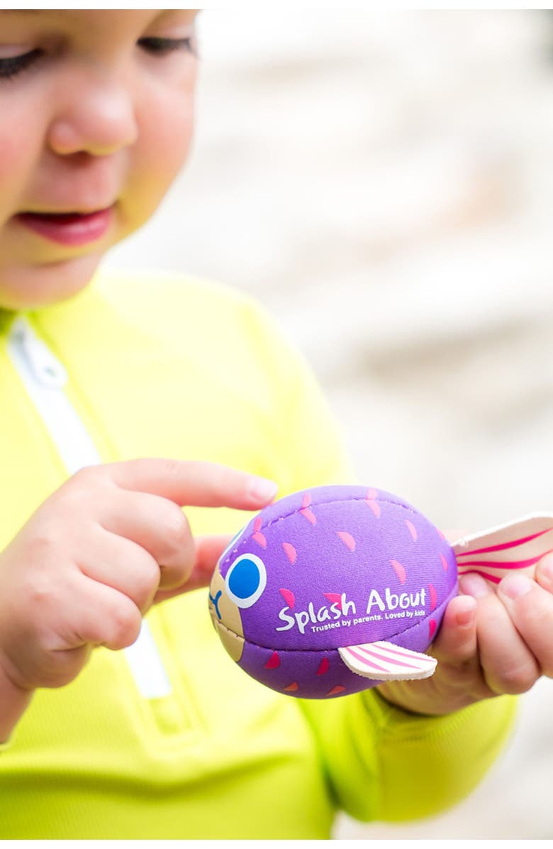 Splash About Mini Neoprene Pufferfish Pool Balls - Pack of 3, Alternate, color, Multicoloured