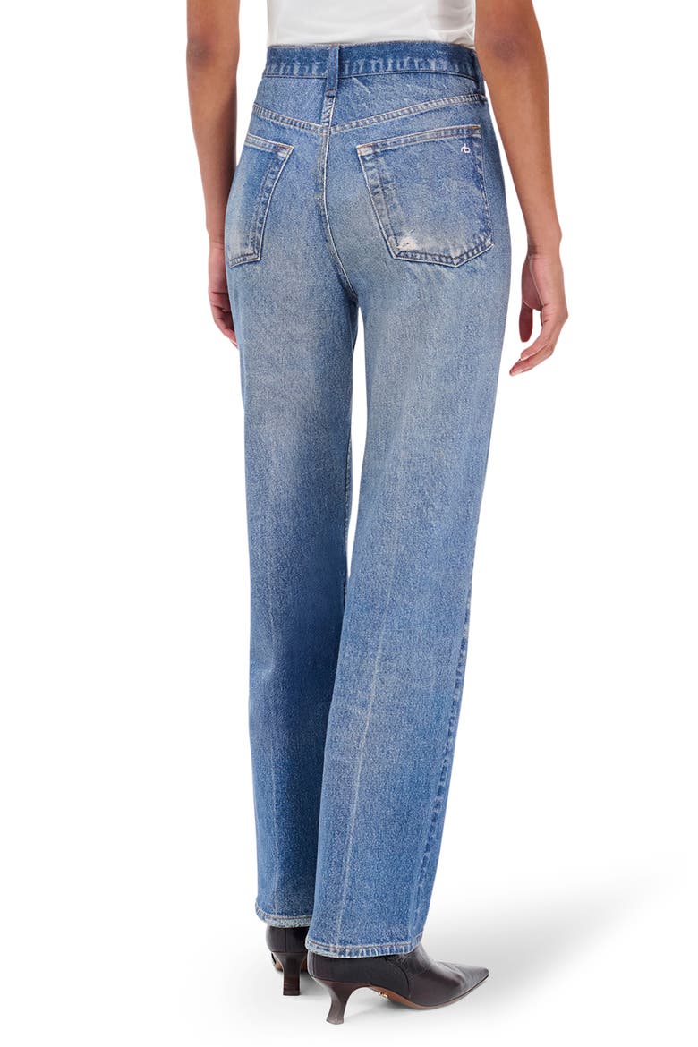 rb Miramar Shea Wide Leg Cotton Terry Sweatpant Jeans, Alternate, color, RYDER