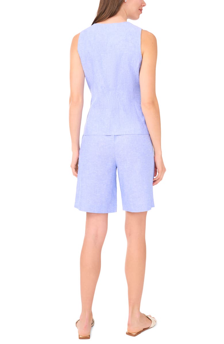 Halogen<sup>®</sup> Linen Blend Vest, Alternate, color, Ultramarine