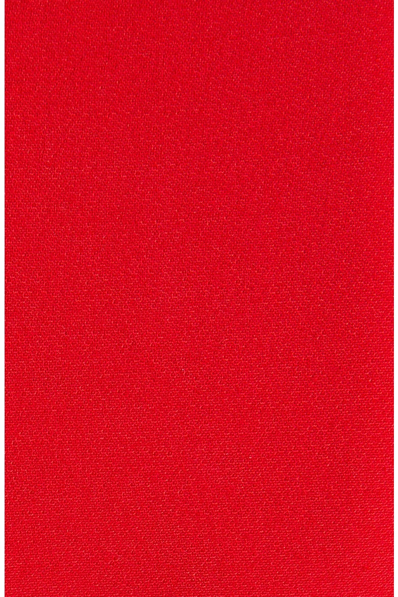 Long Sleeve Wool & Silk Blend Dress, Alternate, color, LUST RED