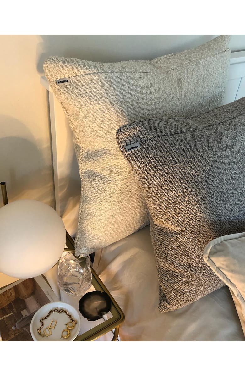 HOMMEY Essential Bouclé Pillow Cover, Alternate, color,