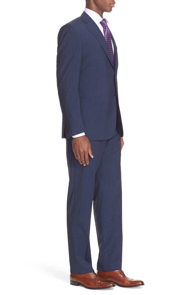 Canali '13000' Classic Fit Stripe Wool Suit, Alternate, color,