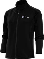 ANTIGUA Women's Antigua Black Pennsylvania Quakers Generation Full-Zip Jacket