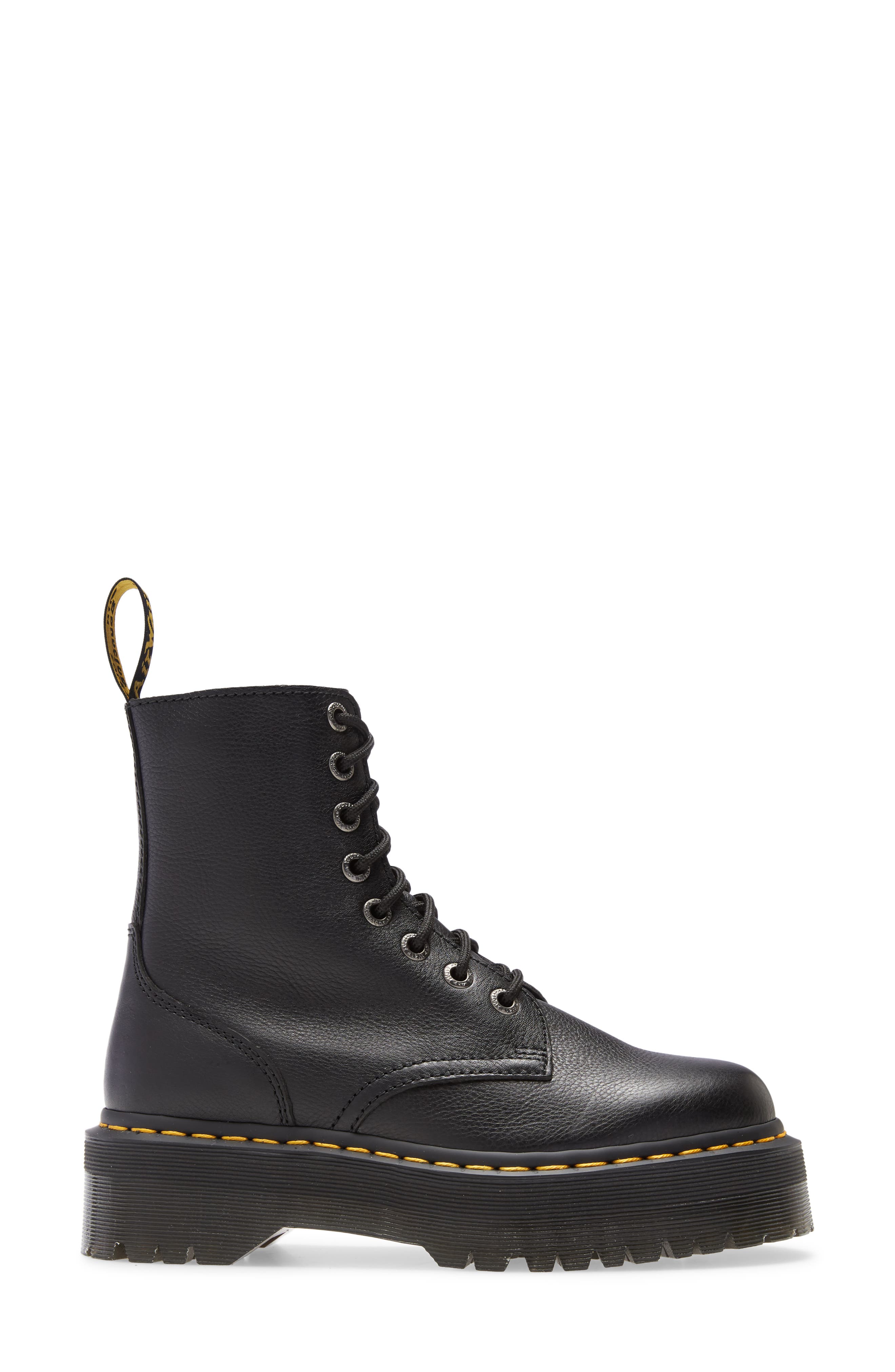 Dr. Martens Jadon Platform Boot, Alternate, color, Black