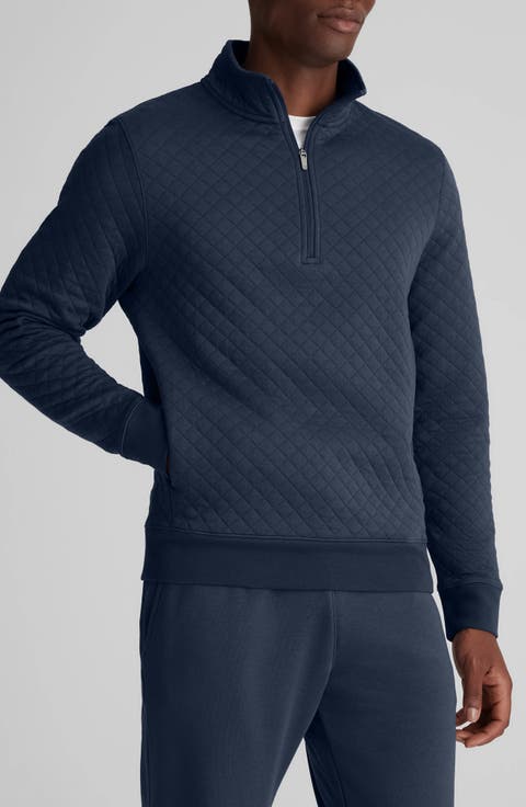 Quilted Quarter Zip Top