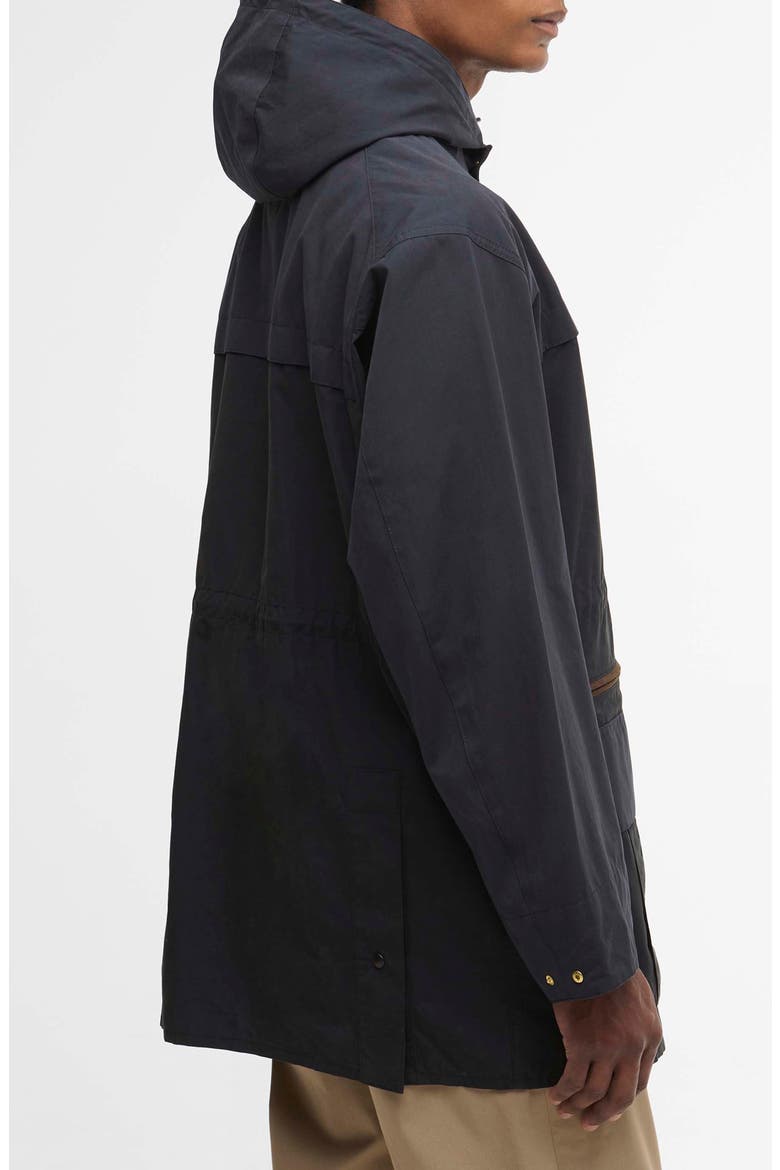Icons Durham Waterproof Hooded Raincoat, Alternate, color, NAVY