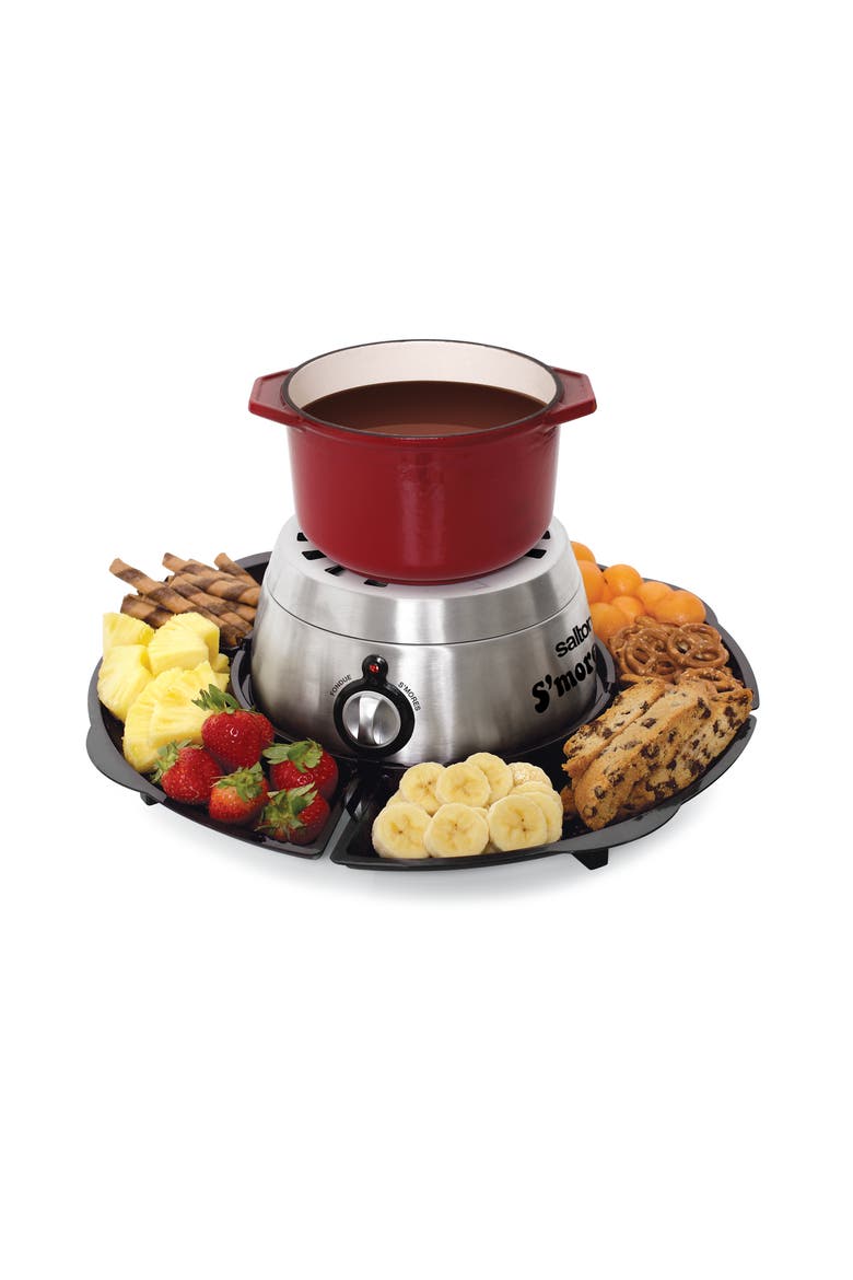 S'mores & Fondue Maker, Alternate, color, Black