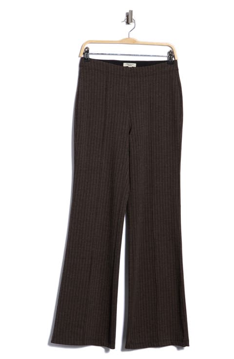 Front Seam Double Knit Flared Pants