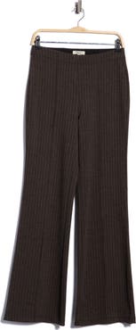 MAX STUDIO Front Seam Double Knit Flared Pants